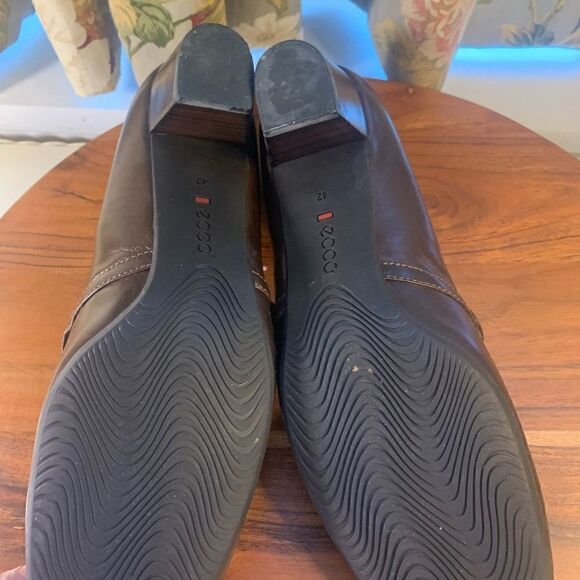 Womens Ecco chunky heel. Inv 5290c - Picture 5 of 6